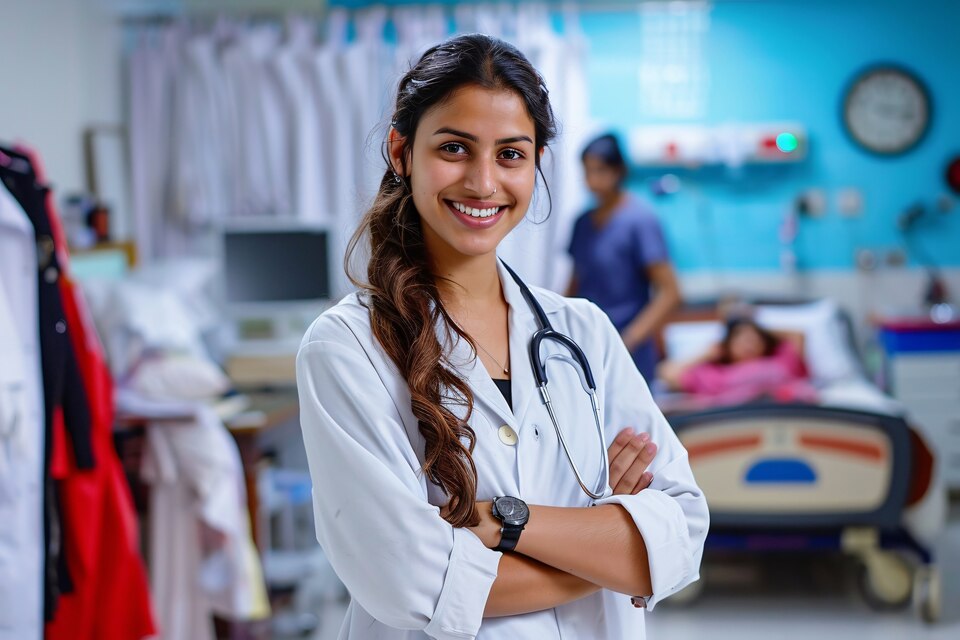 Nursing students in a classroom